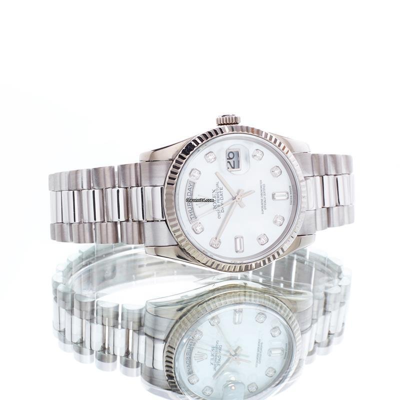 Rolex Day-Date 36 Mens watch Unisex White gold Automatic 118239 5