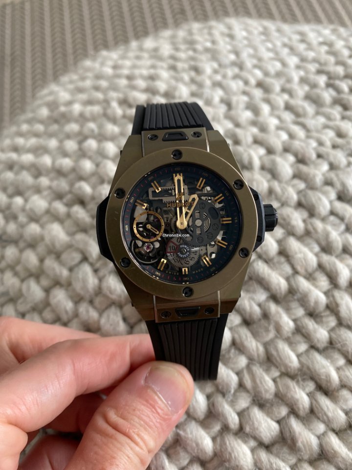 Hublot Big Bang Meca-10 Mens watch Unisex Manual winding Yellow gold 414.MX.1138.RX 5