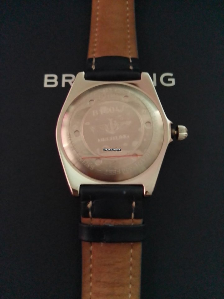 Breitling Mens watch Unisex Automatic Gold Steel B14047 5