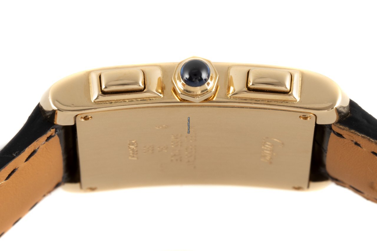 Cartier Tank Francaise Mens watch Unisex Quartz Yellow gold 1830 5