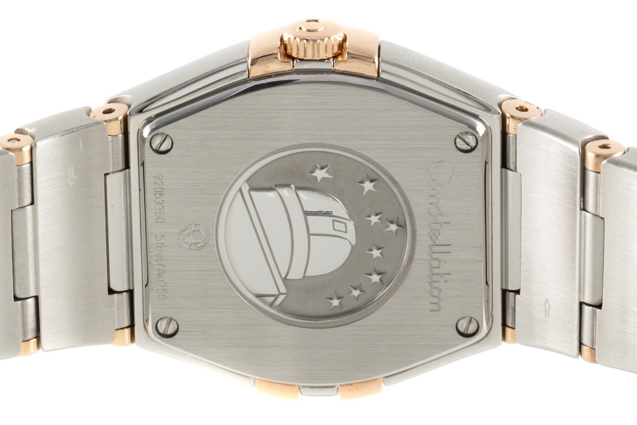 Omega Constellation Quartz Womens watch Quartz Gold Steel 123.20.27.60.57.002 5