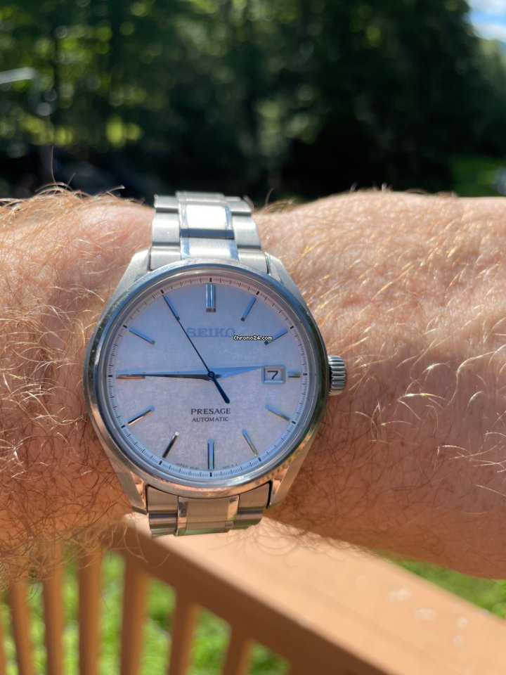 Seiko Presage Mens watch Unisex Automatic Titanium SARX055 5