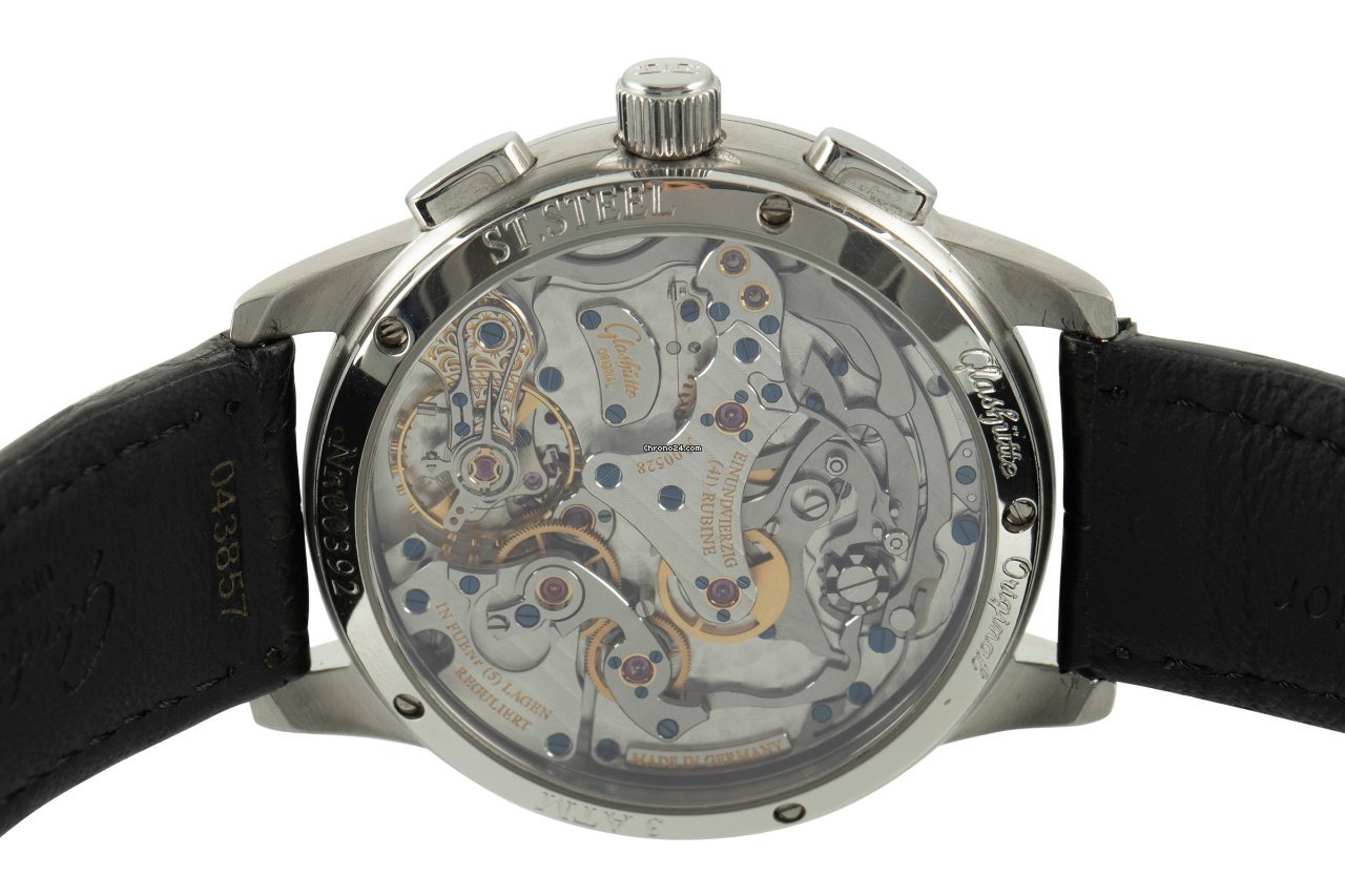 Glashtte Original PanoGraph Mens watch Unisex Manual winding Steel 61-01-02-02-04 5