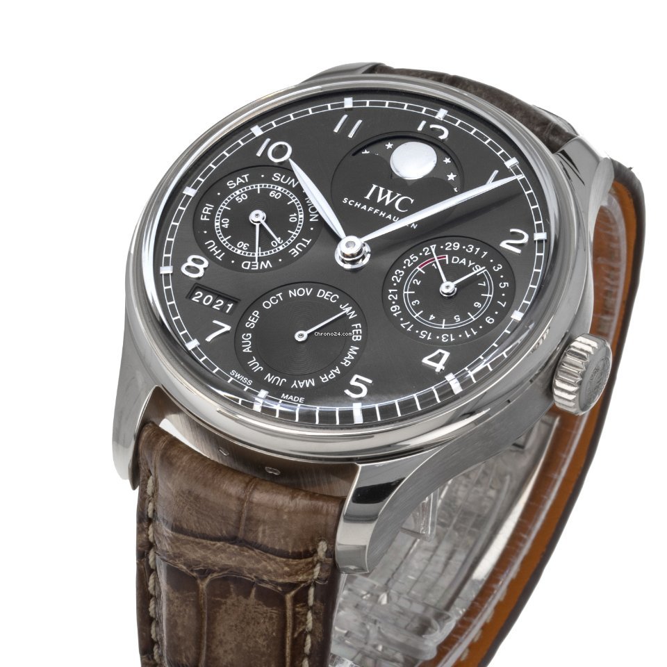 IWC Portuguese Perpetual Calendar Mens watch Unisex Automatic White gold IW503301 5