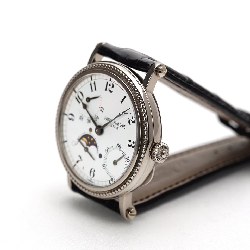 Patek Philippe Complications Mens watch Unisex Automatic White gold 5015G 5