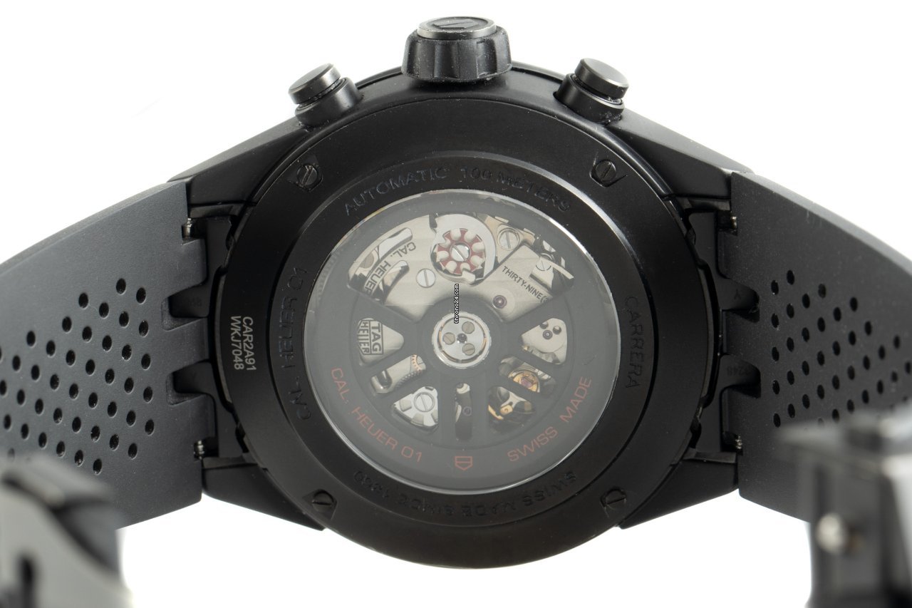 TAG Heuer Carrera Calibre HEUER 01 Mens watch Unisex Automatic Ceramic CAR2A91 5