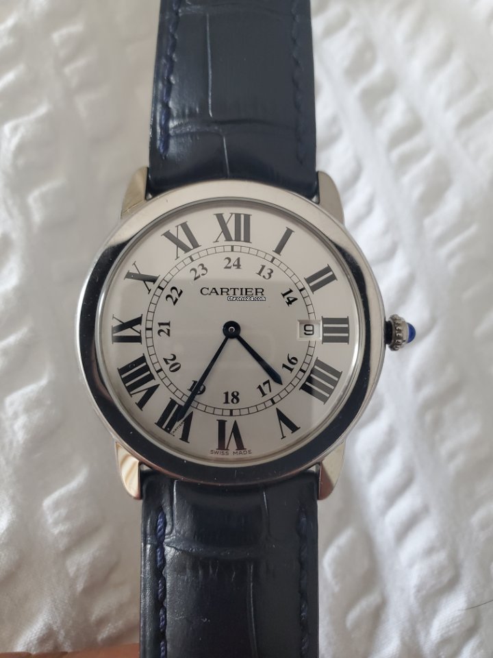 Cartier Ronde Solo de Cartier Mens watch Unisex Quartz Steel 3603 5