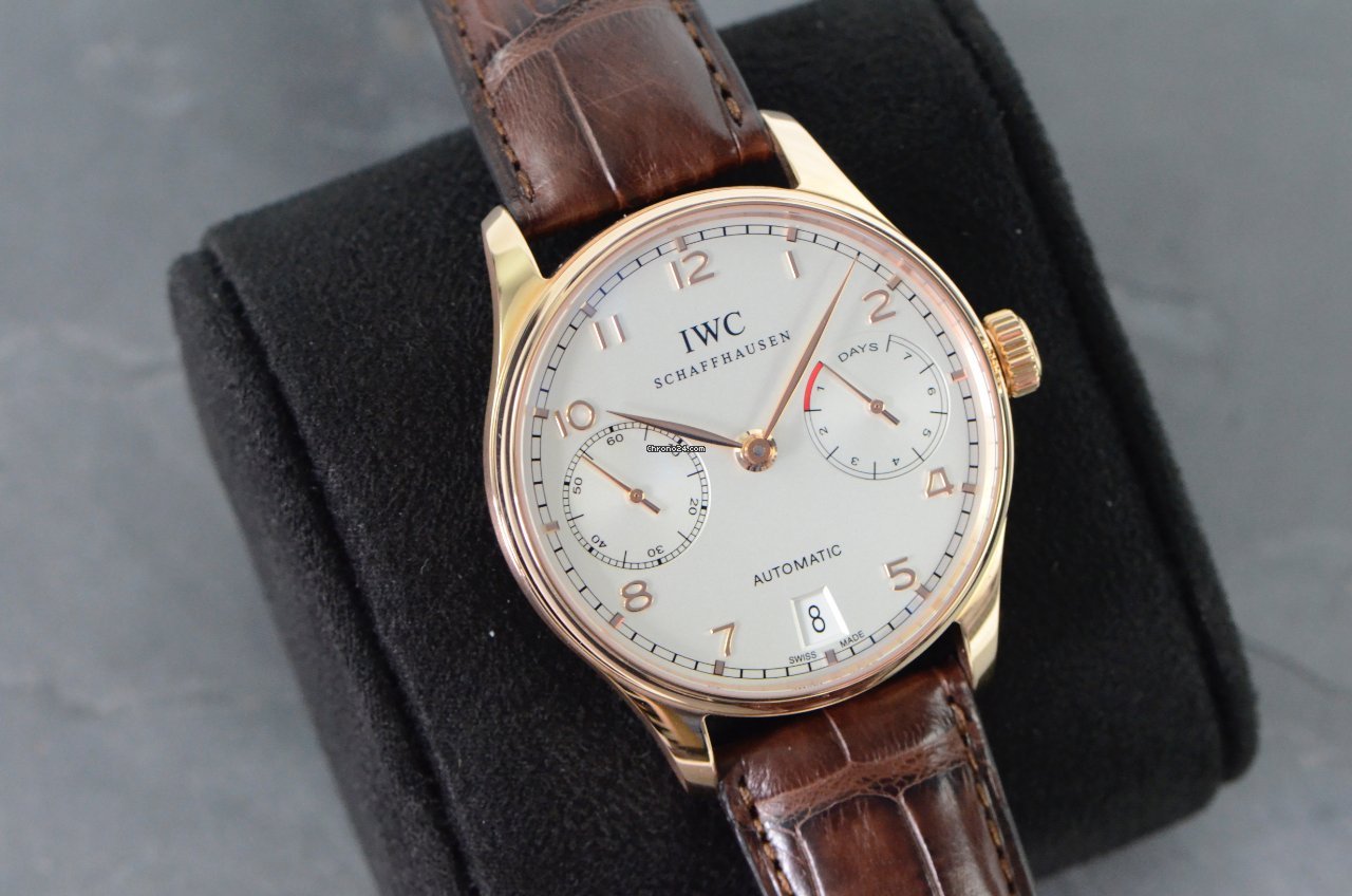 IWC Portuguese Automatic Mens watch Unisex Automatic Rose gold IW500113 5