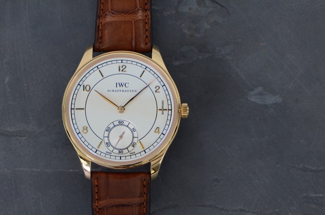 IWC Portuguese Hand-Wound Mens watch Unisex Manual winding Rose gold IW544503 5