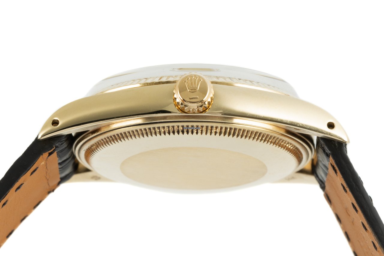 Rolex Oyster Perpetual Date Mens watch Unisex Yellow gold Automatic 1501 5