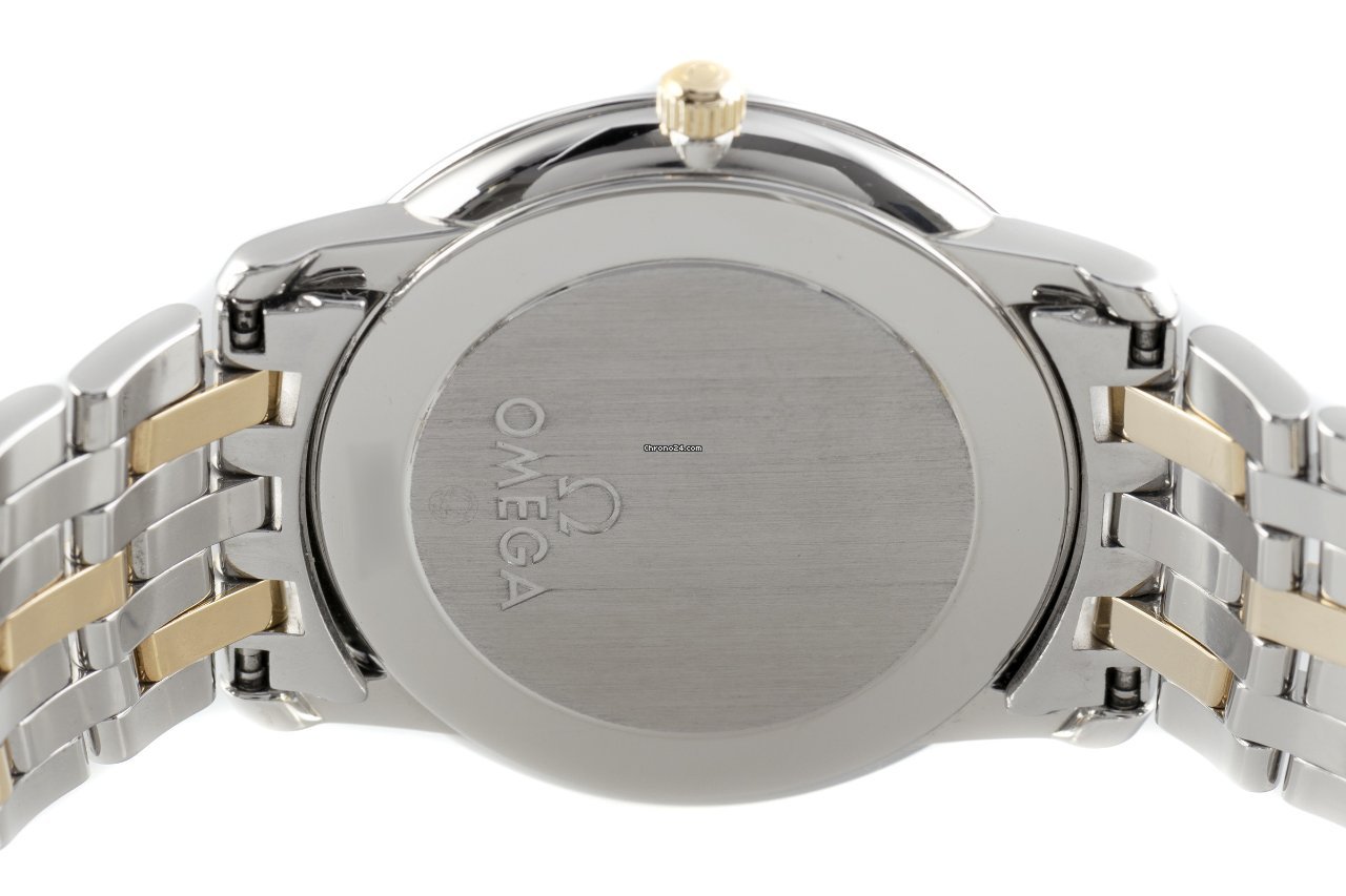 Omega De Ville Prestige Mens watch Unisex Quartz Gold Steel 4310.32.00 5