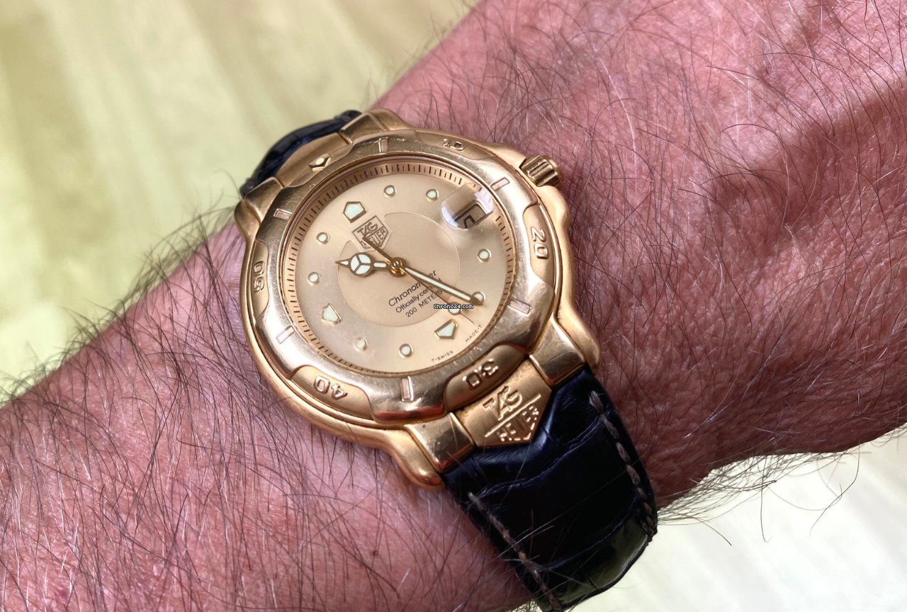 TAG Heuer 6000 Mens watch Unisex Automatic Yellow gold WH514 5