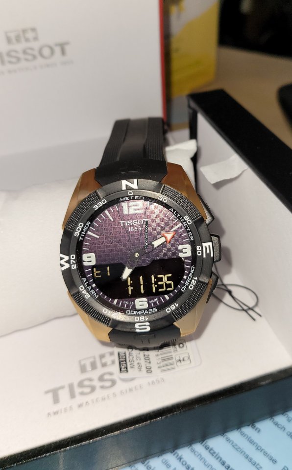 Tissot T-Touch Expert Solar Mens watch Unisex Quartz Titanium T0914204720700 5