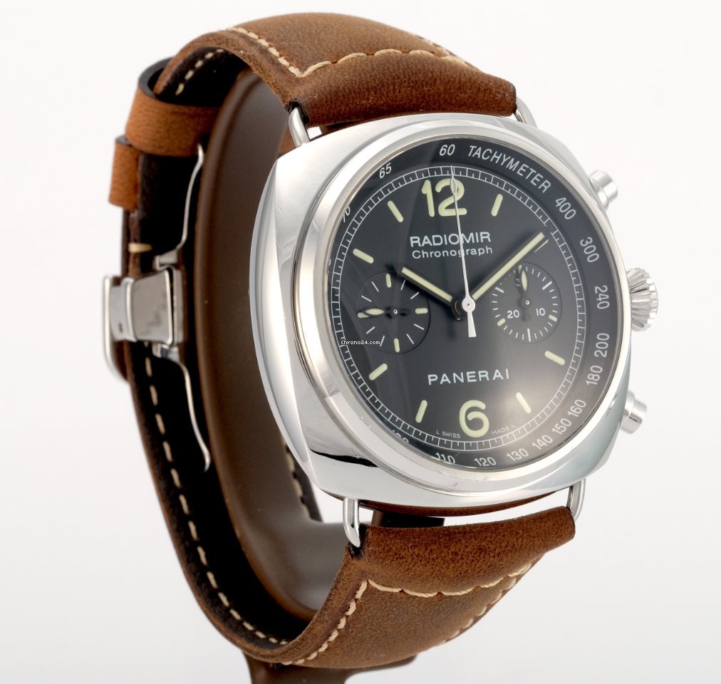 Panerai Radiomir Chronograph Mens watch Unisex Automatic Steel PAM 00288 5