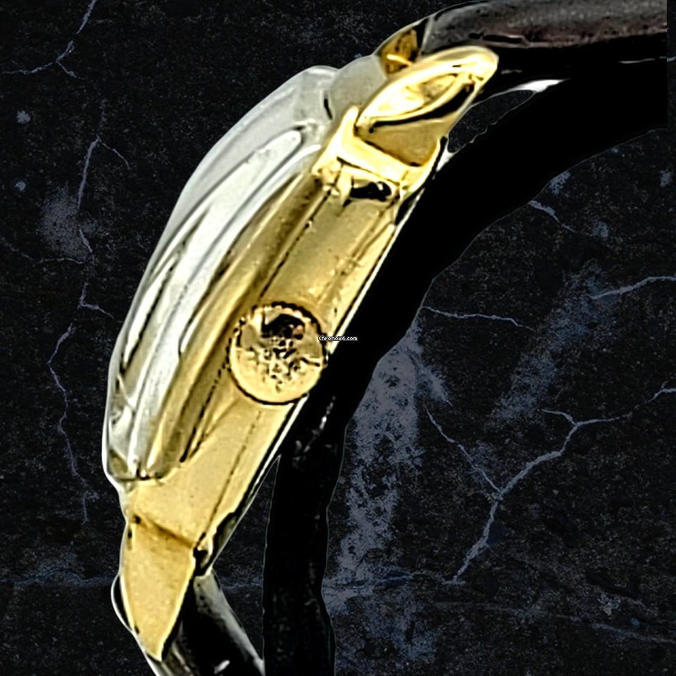 Hamilton Mens watch Unisex Manual winding Gold Steel Hamilton Grade 747 5