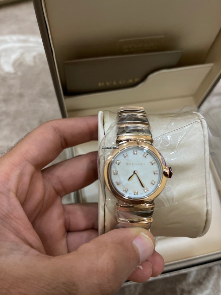 Bulgari Lucea Womens watch Quartz Gold Steel 102194 5