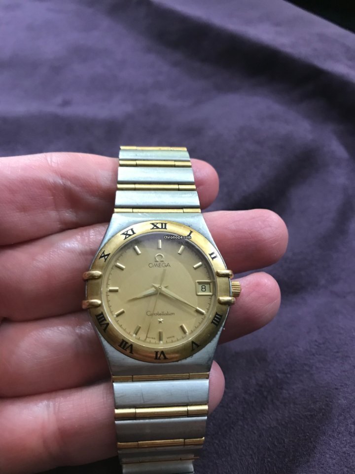 Omega Constellation Day-Date Mens watch Unisex Quartz Gold Steel 3961070 5