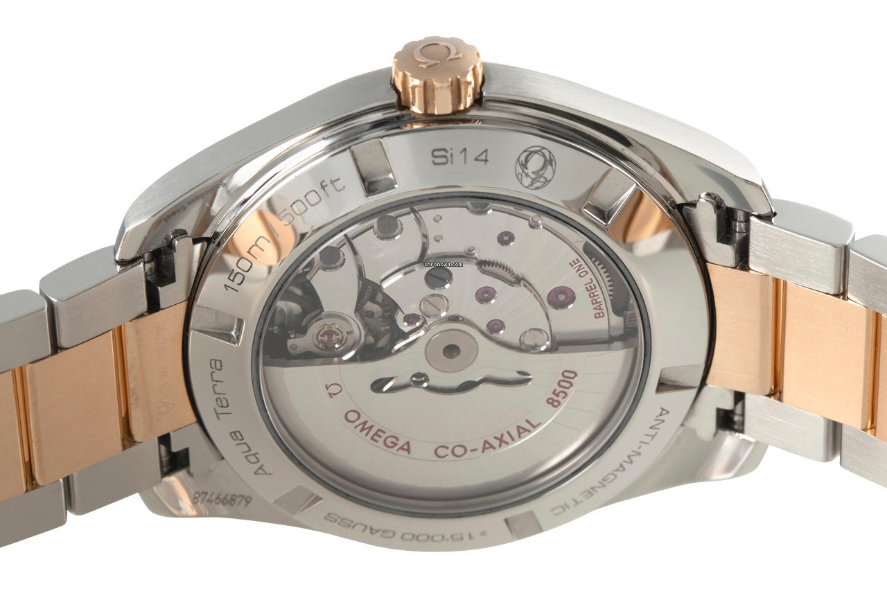 Omega Seamaster Aqua Terra Mens watch Unisex Automatic Gold Steel 231.20.42.21.02.001 5