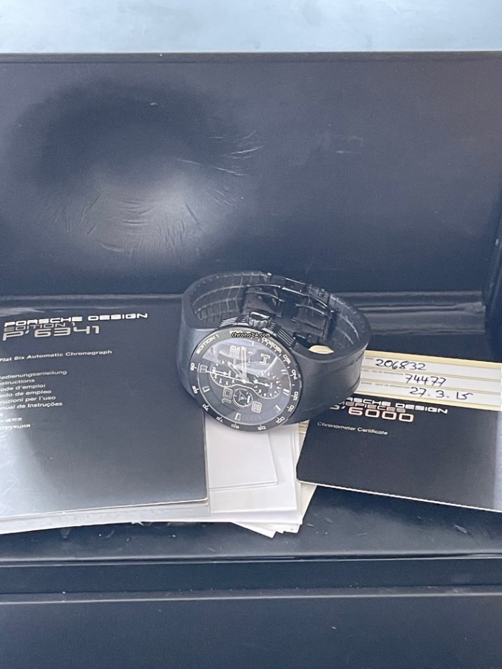 Porsche Design Flat Six Mens watch Unisex P6341 5