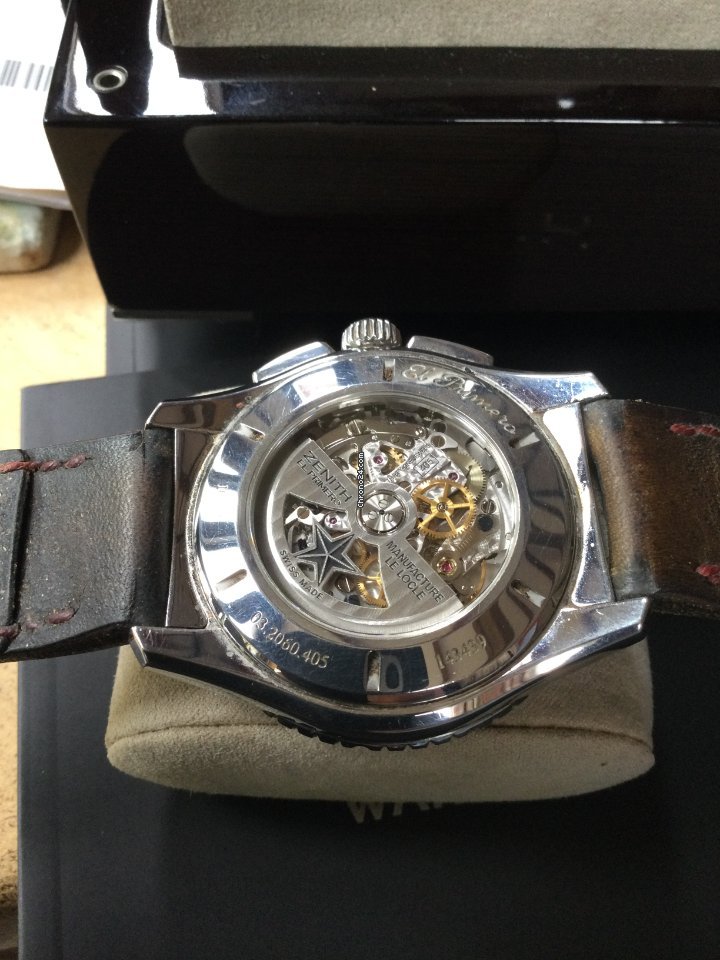 Zenith El Primero Stratos Flyback Mens watch Unisex Automatic Steel 03.2060.405 21.C714 5
