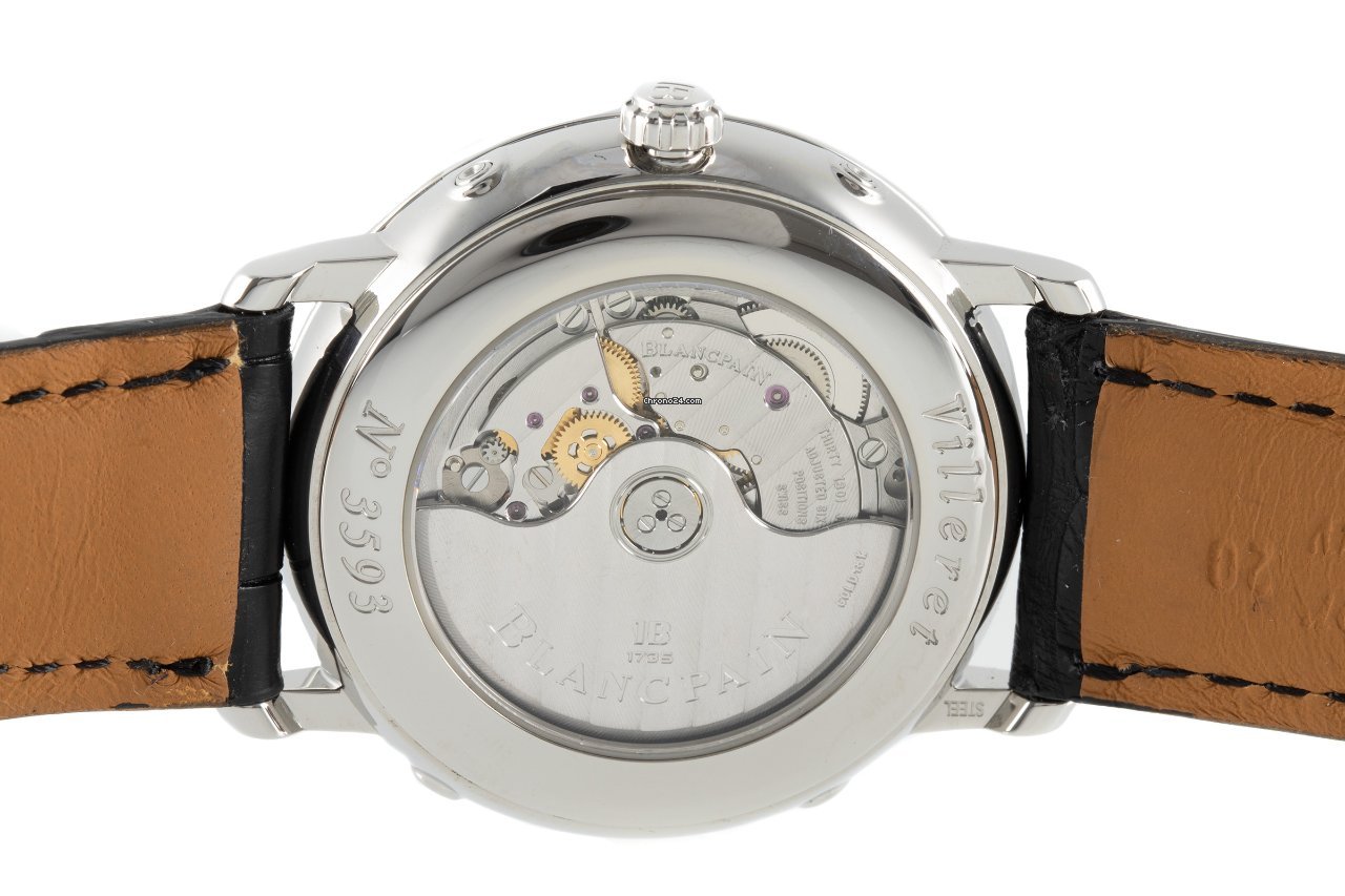 Blancpain Villeret Quantieme Complet Mens watch Unisex Automatic Steel 6263 5