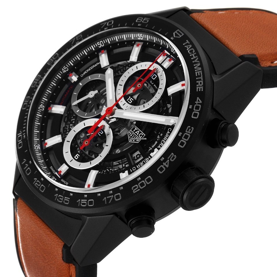 TAG Heuer Carrera Calibre HEUER 01 Mens watch Unisex Automatic Ceramic CAR2090.BH0729 5