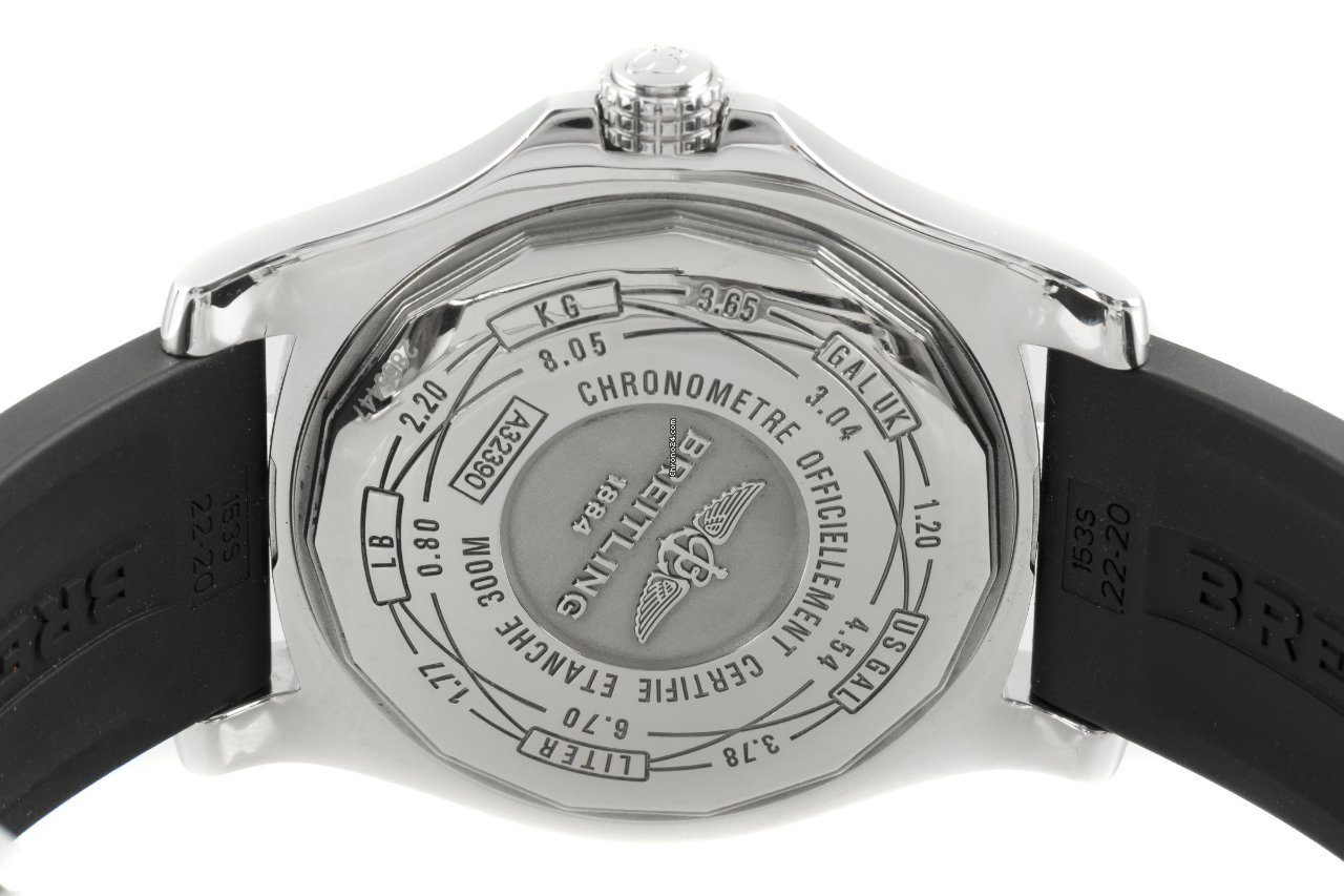 Breitling Avenger II GMT Mens watch Unisex Automatic Steel A32390 5