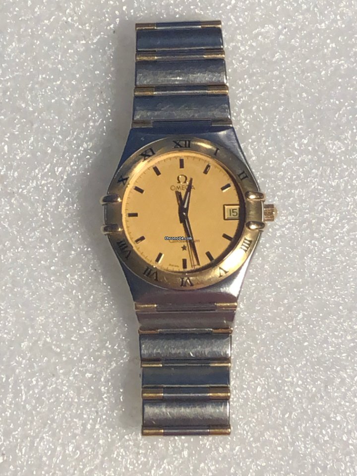Omega Constellation Mens watch Unisex Quartz Gold Steel 1212.10.00 5