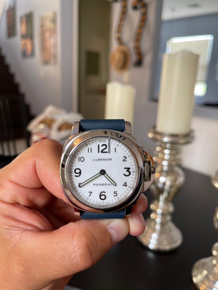 Panerai Luminor Base Mens watch Unisex Manual winding Steel PAM 00010 5