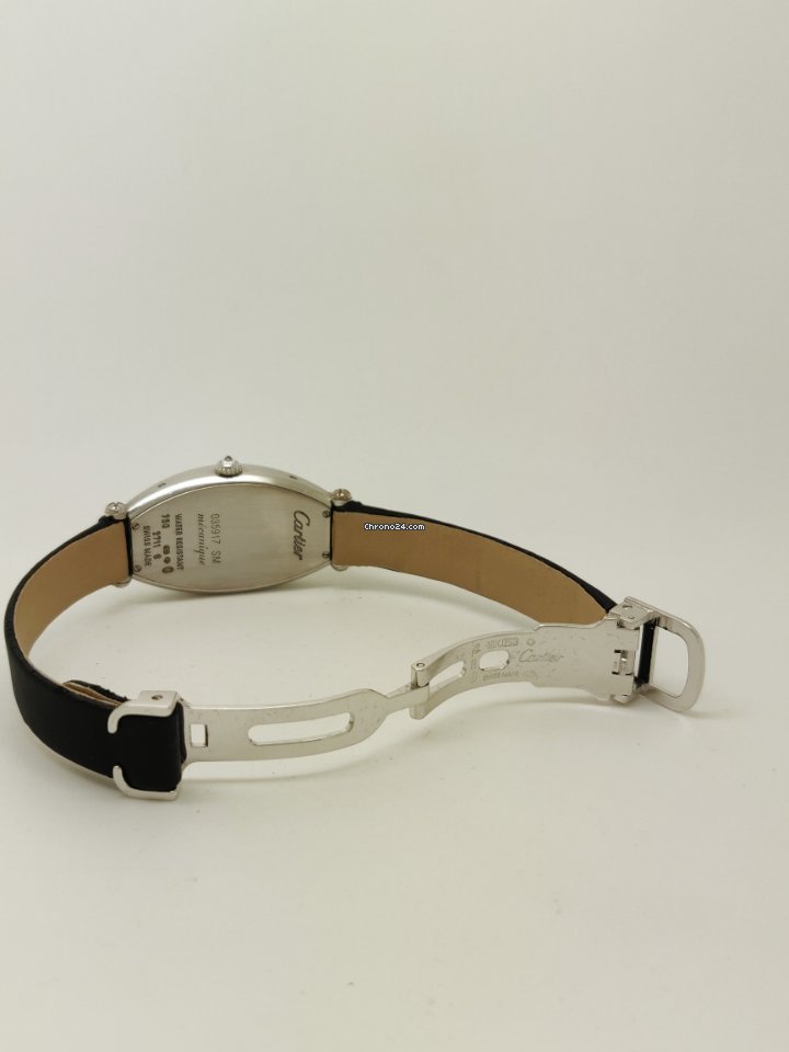 Cartier Tonneau Womens watch Manual winding White gold 2711 5