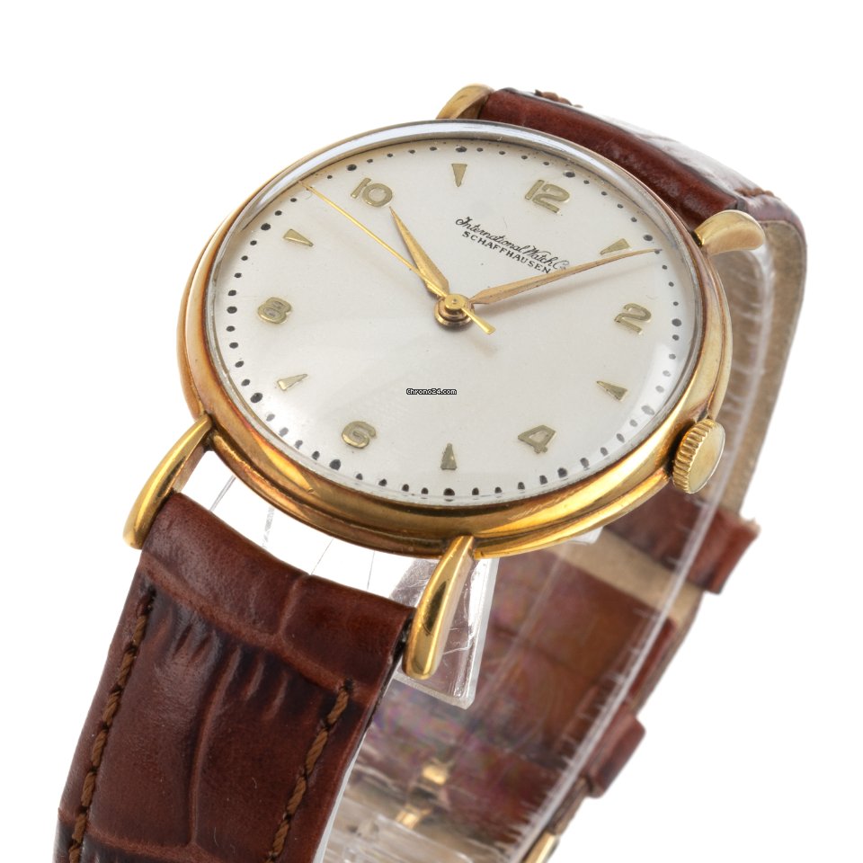 IWC Mens watch Unisex Manual winding Yellow gold Caliber 89 5