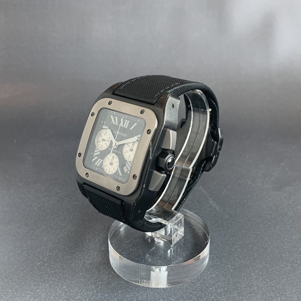 Cartier Santos 100 Mens watch Unisex Automatic Steel W2020005 5