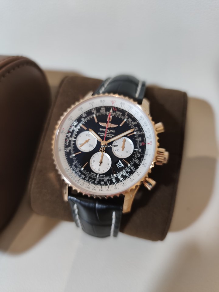 Breitling Navitimer Rattrapante Mens watch Unisex Automatic Rose gold RB031121 BG11 760P R20BA.1 5