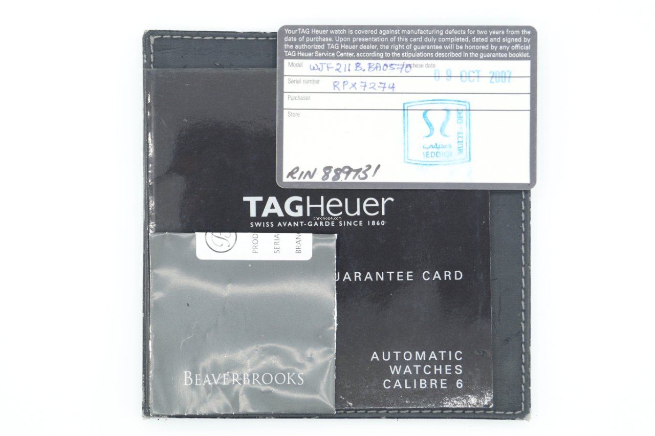 TAG Heuer Link Calibre 6 Mens watch Unisex Automatic Steel WJF211B.BA0570 5