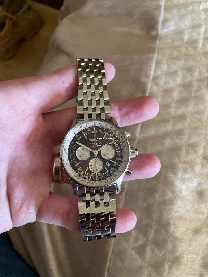 Breitling Navitimer Rattrapante Mens watch Unisex Automatic Steel AB031021 Q615 5