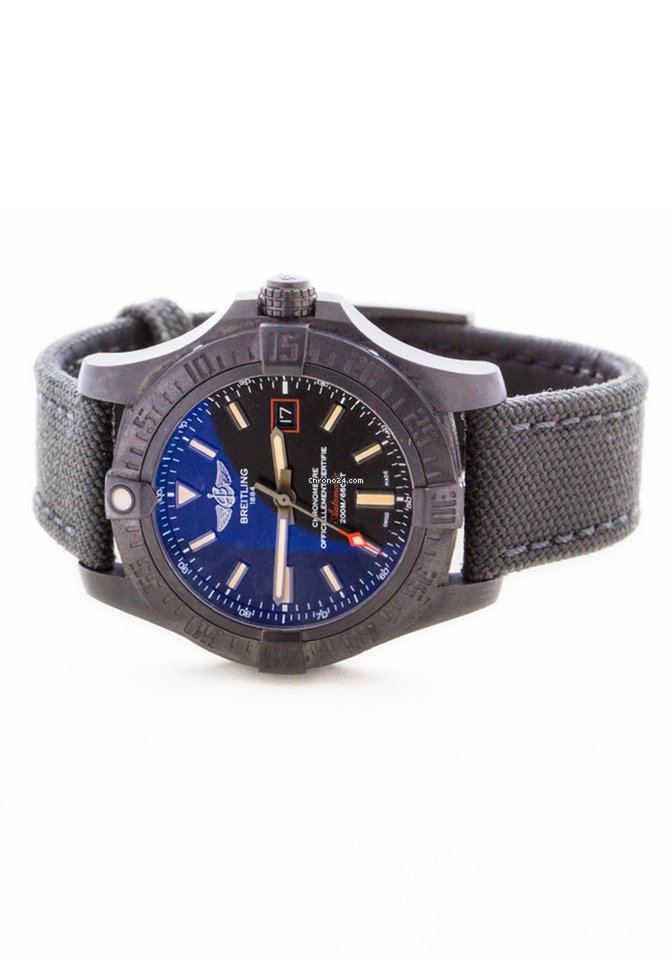 Breitling Avenger Blackbird 44 Mens watch Unisex Automatic Titanium V1731110 BD74 5