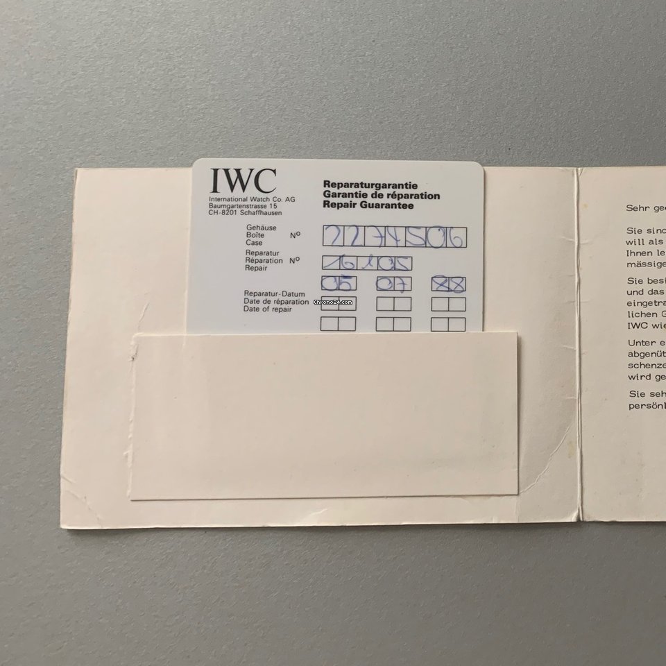 IWC Ingenieur Jumbo Mens watch Unisex Automatic Steel IW1832 Ingenieur Jumbo SL 5