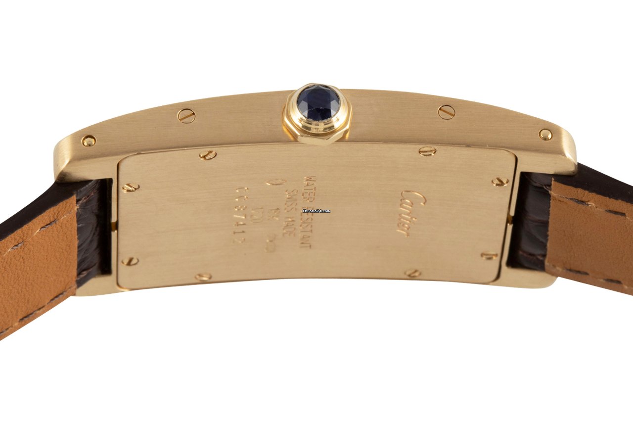 Cartier Tank Americaine Mens watch Unisex Quartz Yellow gold 1720 5