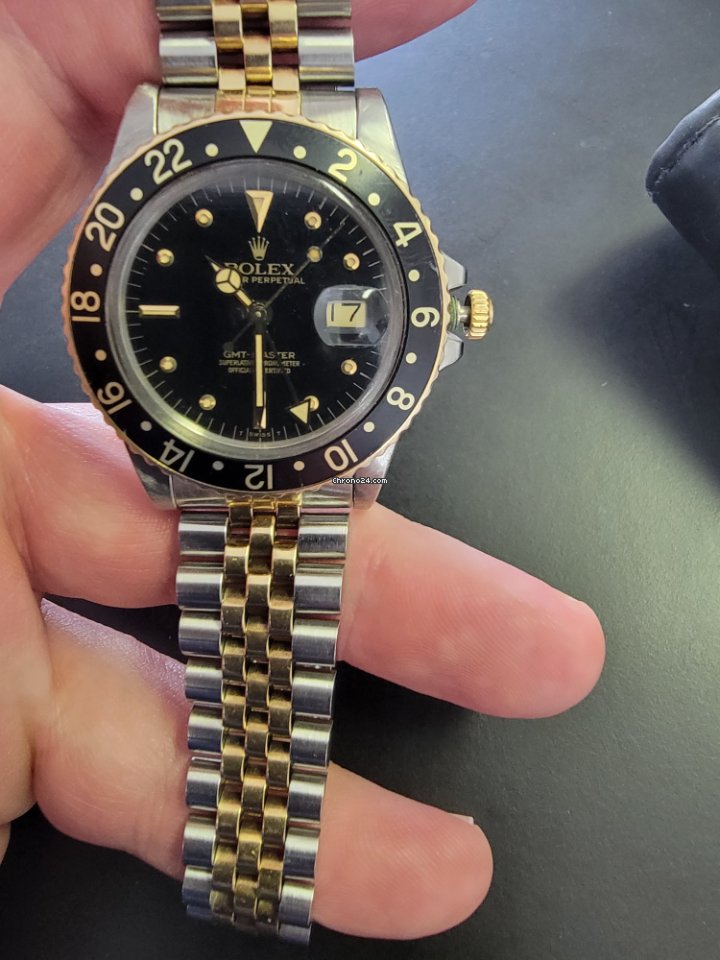Rolex GMT-Master Mens watch Unisex Gold Steel Automatic 16753 5
