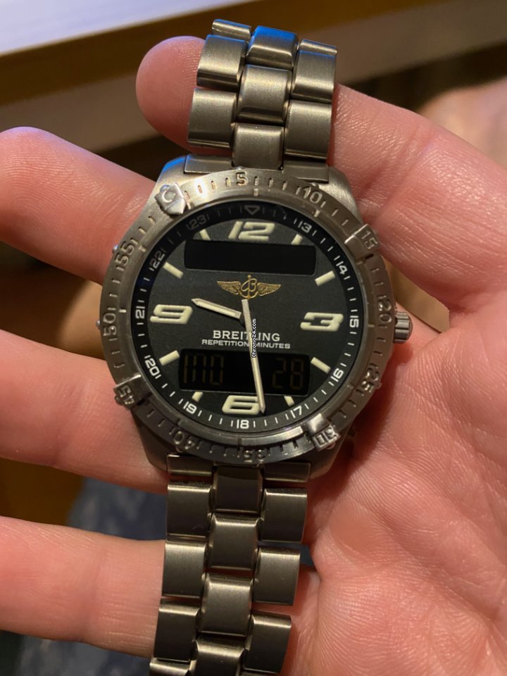 Breitling Aerospace Mens watch Unisex Quartz Titanium E65362 5