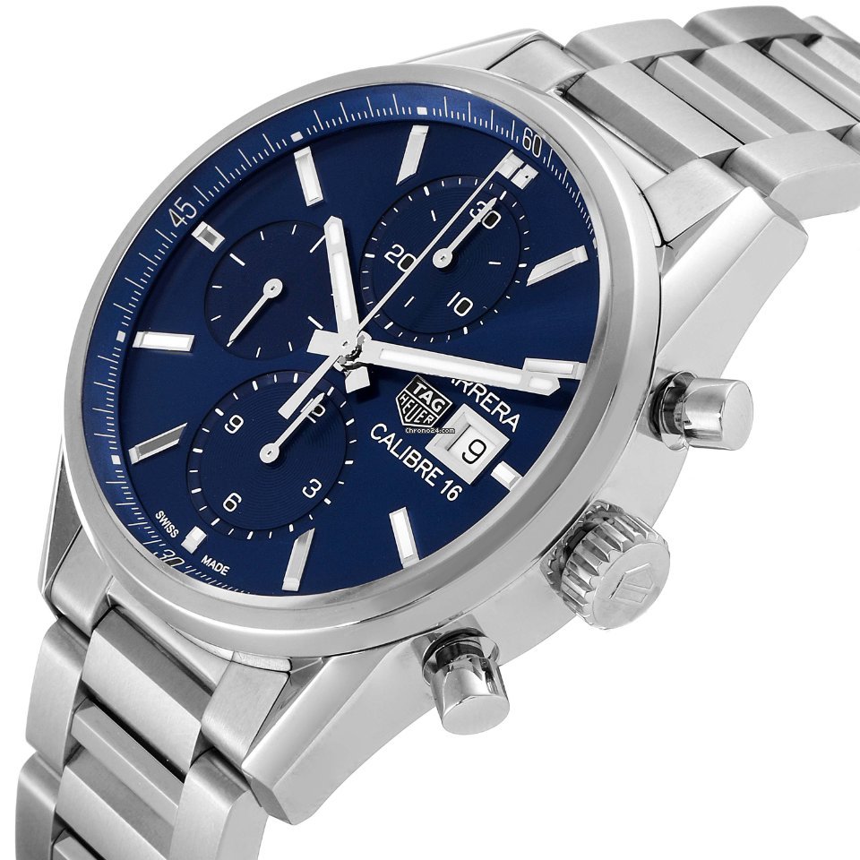 TAG Heuer Carrera Calibre 16 Mens watch Unisex Automatic Steel CBK2112.BA0715 5
