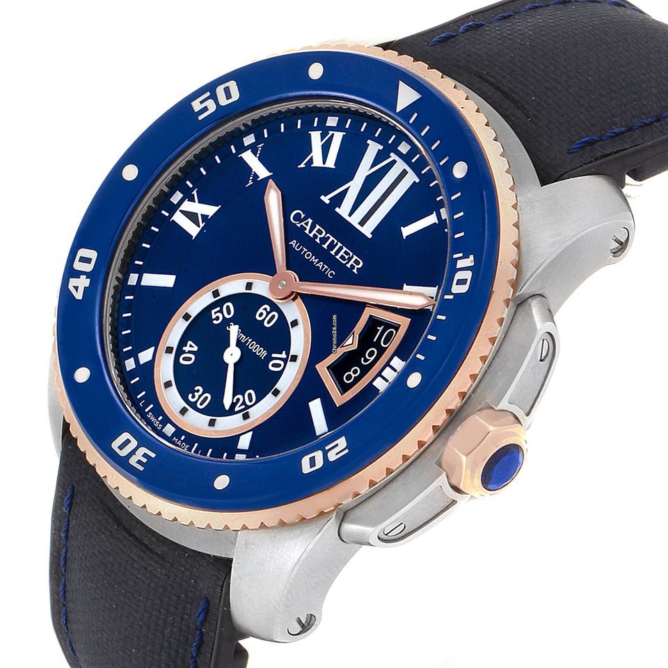 Cartier Calibre de Cartier Diver Mens watch Unisex Automatic Steel W2CA0009 5