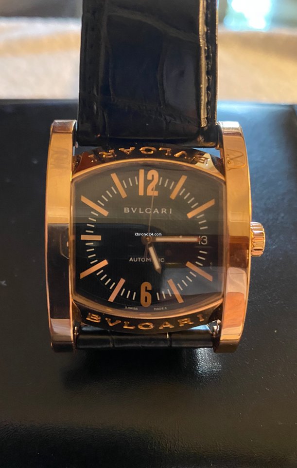 Bulgari Mens watch Unisex Automatic Rose gold DO126 195 199 5