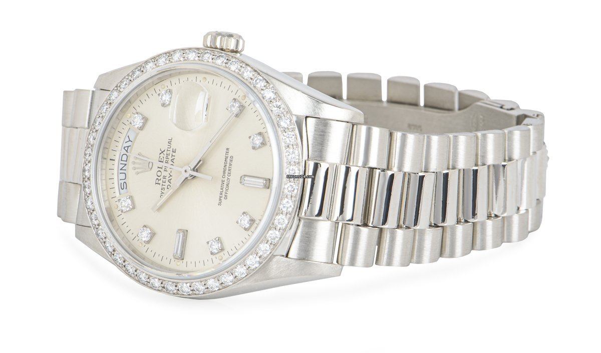 Rolex Day-Date 36 Mens watch Unisex Platinum Automatic 18046 5