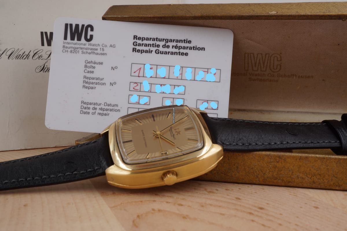 IWC Mens watch Unisex Quartz Yellow gold 3203 5