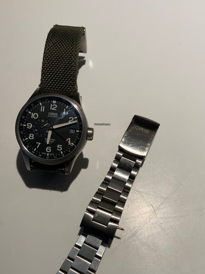 Oris Big Crown ProPilot GMT Mens watch Unisex Automatic Steel 01 748 7710 4164-07 5 22 15FC 5