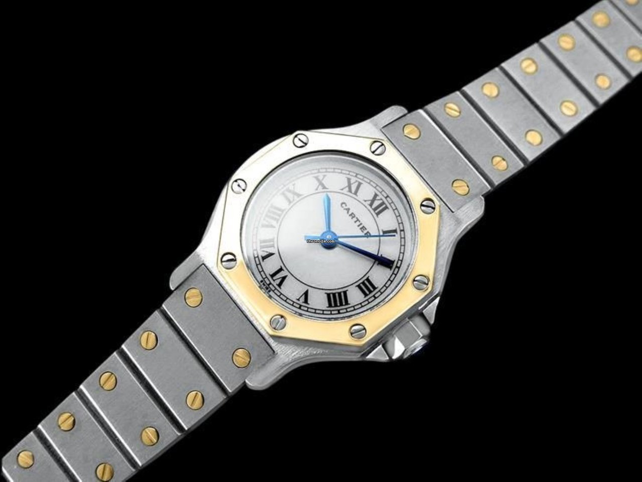 Cartier Mens watch Unisex Automatic Gold Steel 8437ST 5