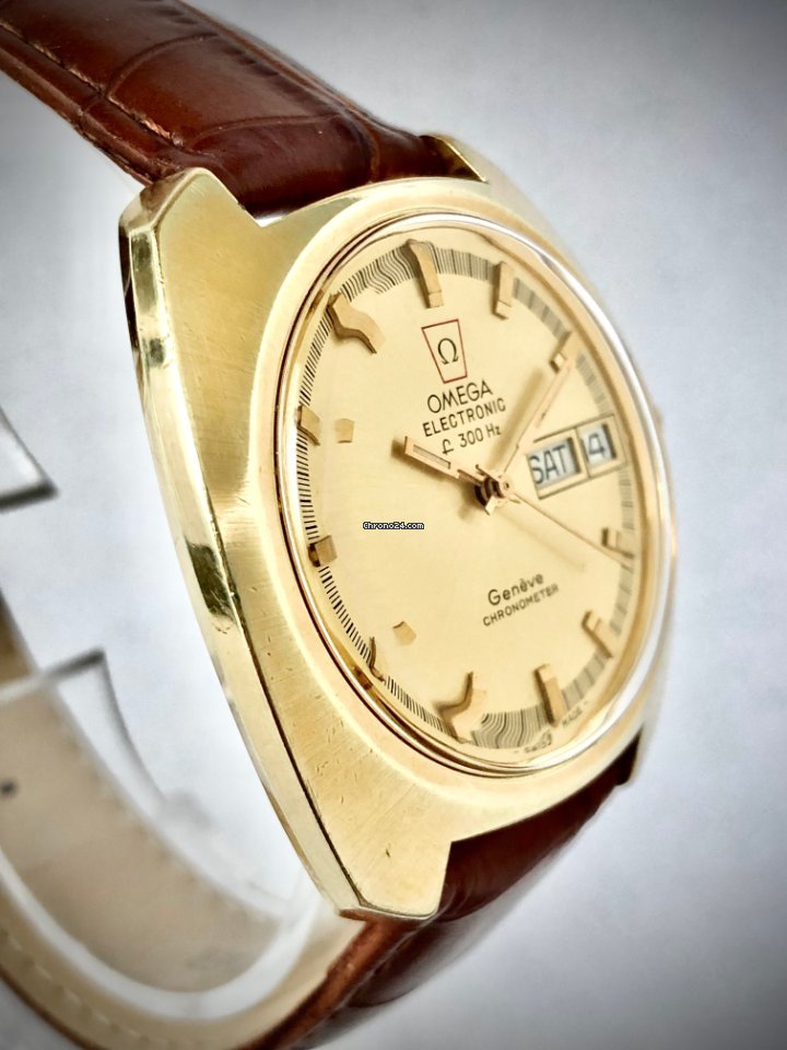 Omega Mens watch Unisex Quartz Gold Steel 198.030 5