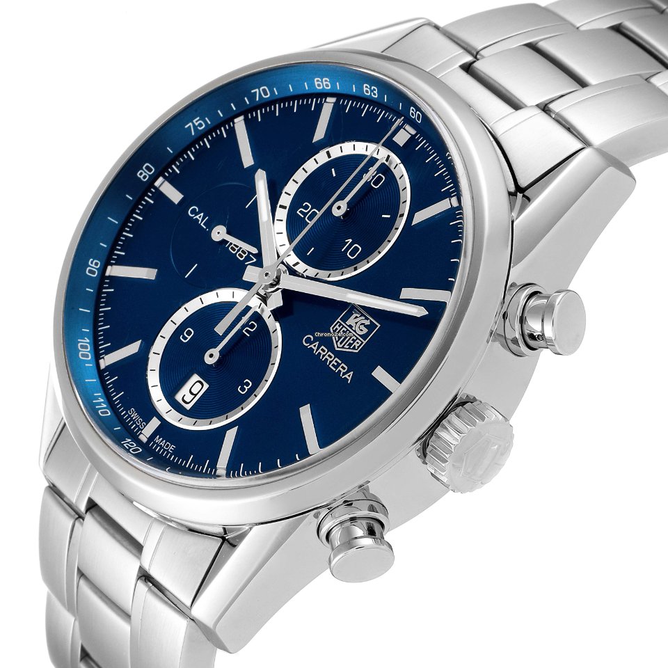 TAG Heuer Carrera Calibre 1887 Mens watch Unisex Automatic Steel CAR2115 5
