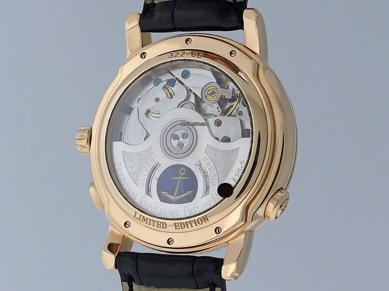 Ulysse Nardin GMT + - Perpetual Mens watch Unisex Automatic Rose gold 322-88 5
